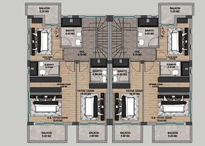 New 4+1 Villas with Private Pools in Döşemealtı Antalya | 2025