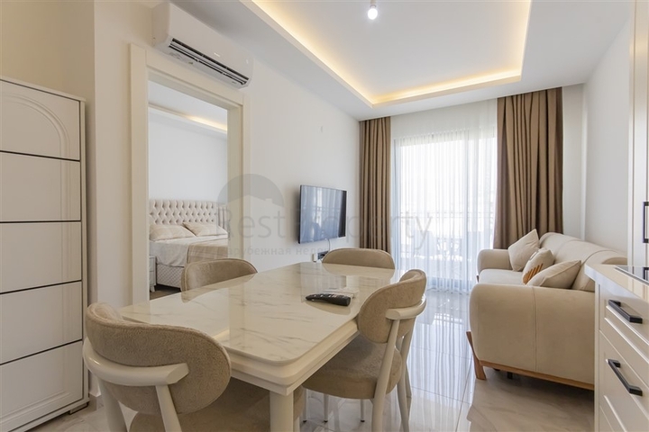 Modern Furnished 1+1 Apartment in Oba Alanya | 400 m to Beach