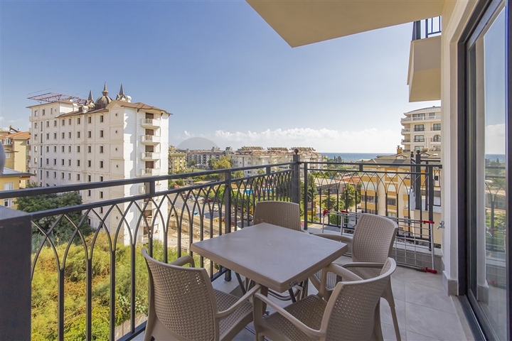 Modern Furnished 1+1 Apartment in Oba Alanya | 400 m to Beach