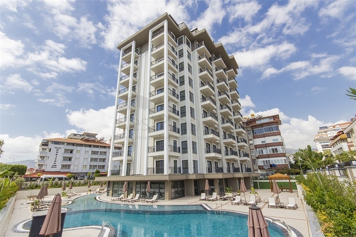 Modern Furnished 1+1 Apartment in Oba Alanya | 400 m to Beach