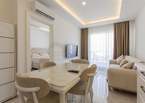 Modern Furnished 1+1 Apartment in Oba Alanya | 400 m to Beach
