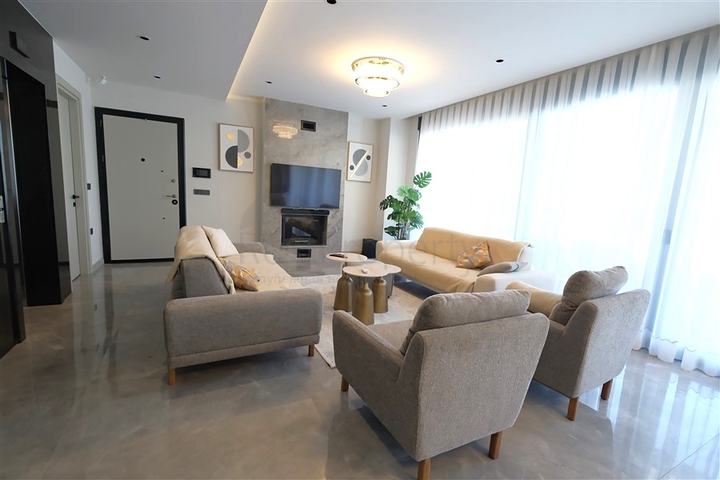 Modern villa with panoramic sea view in Kargicak