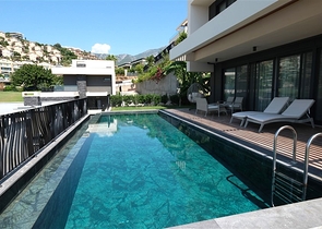 Modern villa with panoramic sea view in Kargicak