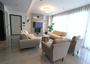 Modern villa with panoramic sea view in Kargicak