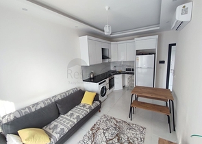 Cozy 1+1 apartment for rent in Mahmutlar