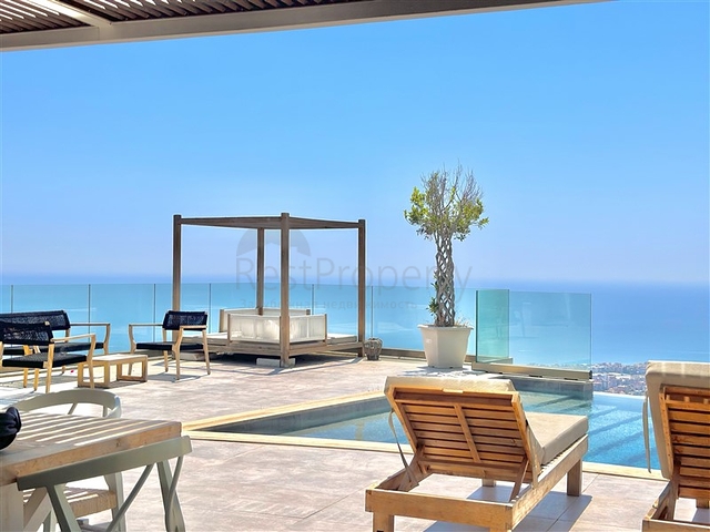 Modern 3+1 Sea-View Villa in Alanya Bektas | 450 m² | Furnished