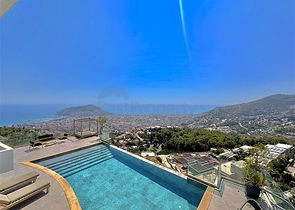 Modern 3+1 Sea-View Villa in Alanya Bektas | 450 m² | Furnished