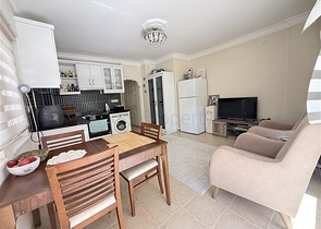 Spacious 1+1 apartment just 100 meters from the sea in Both directions