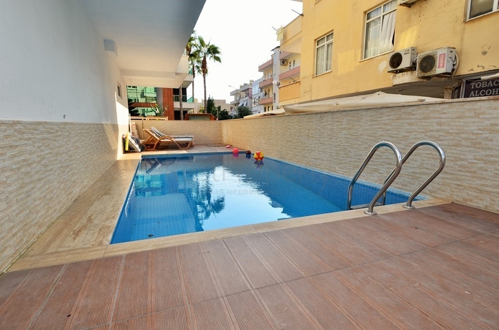 Furnished 1+1 Apartment in Oba, Alanya — 350 m from the Beach