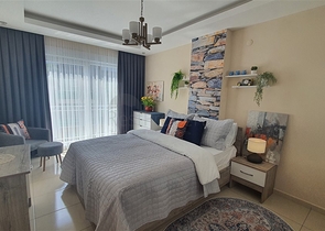 Furnished 1+1 Apartment in Oba, Alanya — 350 m from the Beach