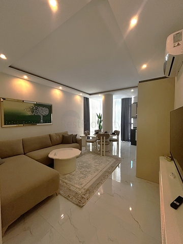 Modern 1+1 Rental Apartment in Central Alanya, 250 m to the Beach