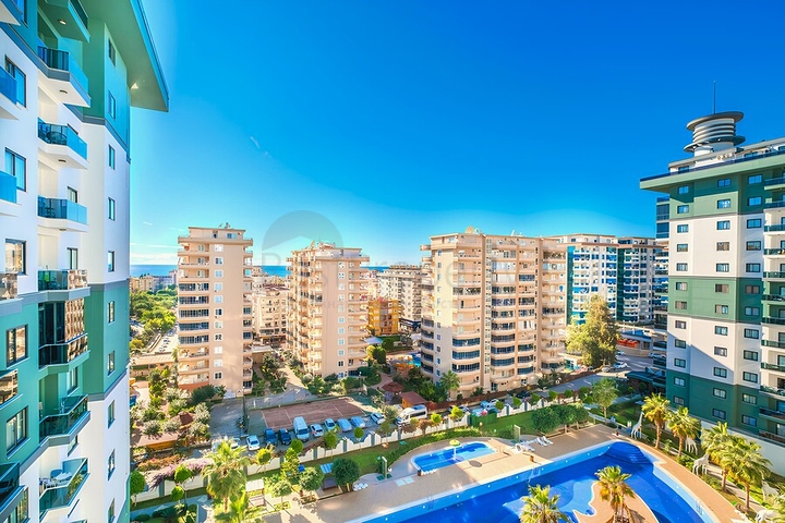 Modern 1+1 Apartment in Mahmutlar with Full Facilities, 550 m to Sea