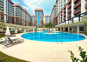 Spacious apartment with modern design in Mahmutlar