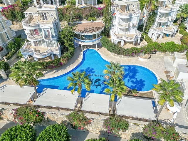 Villa with a spacious terrace in the green part of Konakli district