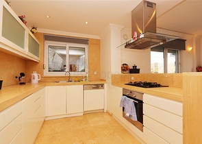 Villa with a spacious terrace in the green part of Konakli district