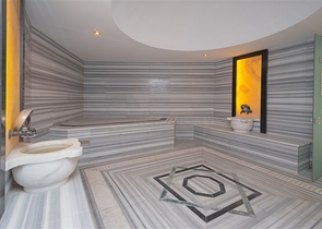 Villa with a spacious terrace in the green part of Konakli district