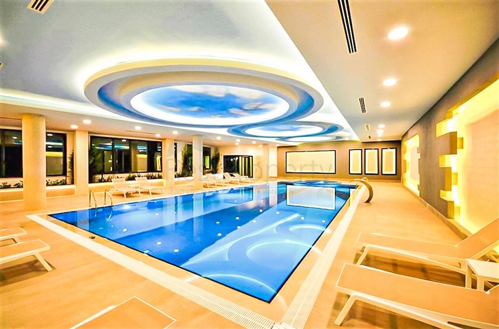 Furnished 1+1 Apartment in Mahmutlar, Alanya | Resort Complex