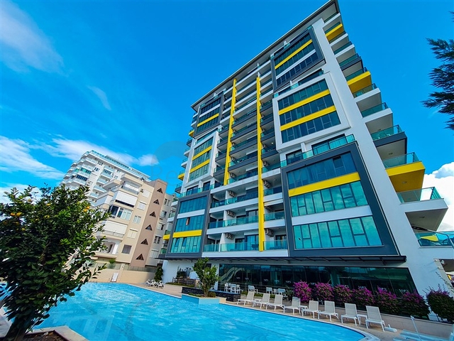 Furnished 1+1 Apartment in Mahmutlar, Alanya | Resort Complex