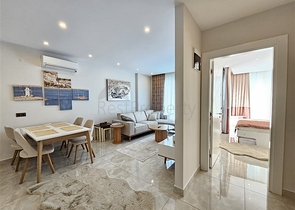 Furnished 1+1 Apartment in Mahmutlar, Alanya | Resort Complex