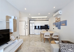 Furnished 1+1 Apartment in Mahmutlar, Alanya | Resort Complex