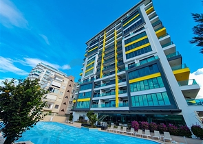 Furnished 1+1 Apartment in Mahmutlar, Alanya | Resort Complex