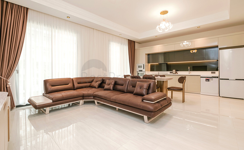 Furnished 2+1 Garden Duplex Near Beach in Türkler, Alanya