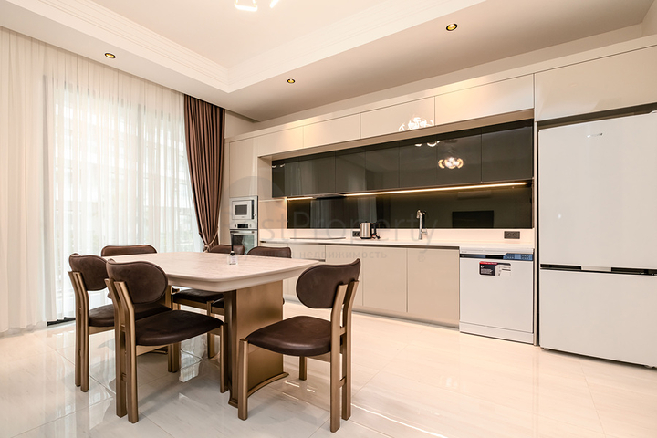 Furnished 2+1 Garden Duplex Near Beach in Türkler, Alanya