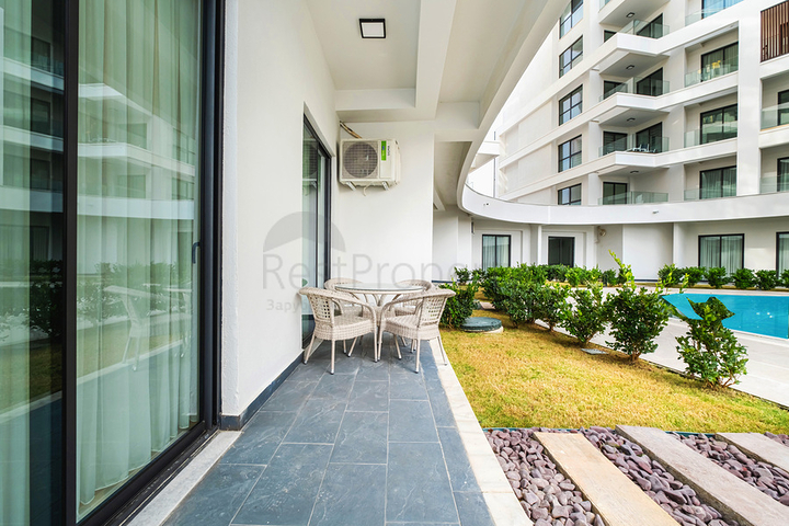 Furnished 2+1 Garden Duplex Near Beach in Türkler, Alanya