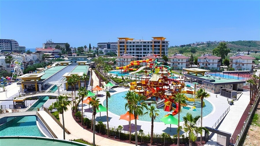 Furnished 2+1 Garden Duplex Near Beach in Türkler, Alanya