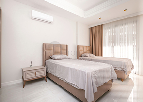 Furnished 2+1 Garden Duplex Near Beach in Türkler, Alanya