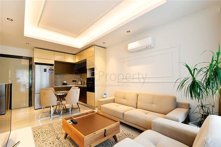 Furnished 1+1 Apartment in Mahmutlar, Alanya | Resort Complex