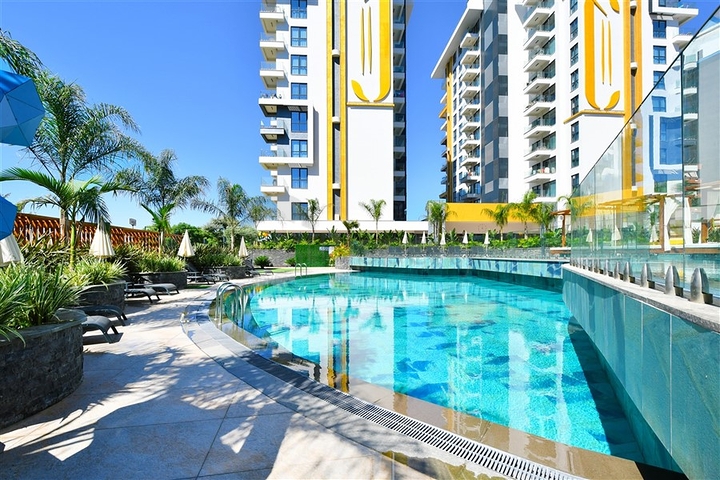 Furnished 1+1 Apartment in Mahmutlar, Alanya | Resort Complex