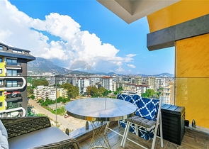 Furnished 1+1 Apartment in Mahmutlar, Alanya | Resort Complex
