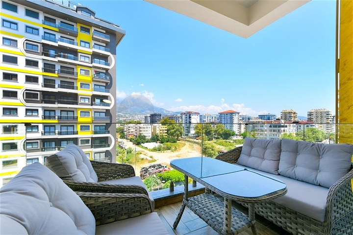 Furnished 1+1 Apartment in Mahmutlar, Alanya | Resort Complex