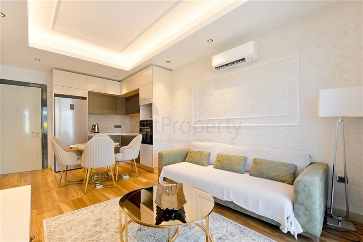 Furnished 1+1 Apartment in Mahmutlar, Alanya | Resort Complex