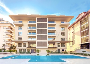 2+1 penthouse with terrace in Kestel district