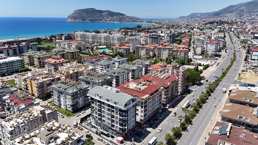 Furnished 1+1 Apartment in Oba, Alanya