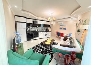 Furnished 1+1 Apartment in Cleopatra, Alanya
