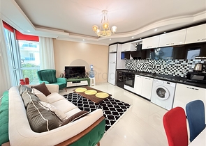 Furnished 1+1 Apartment in Cleopatra, Alanya