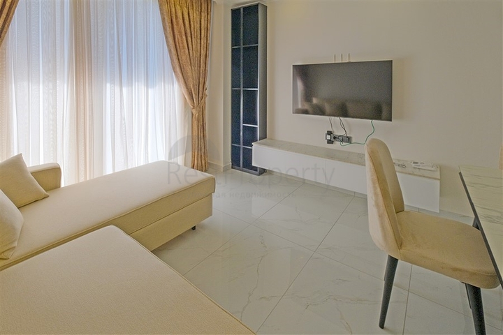 Furnished 1+1 Apartment in Avsallar, Alanya | Pool & Spa