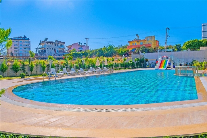 Furnished 1+1 Apartment in Avsallar, Alanya | Pool & Spa