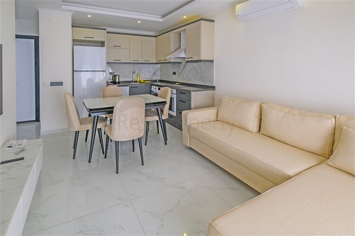 Furnished 1+1 Apartment in Avsallar, Alanya | Pool & Spa