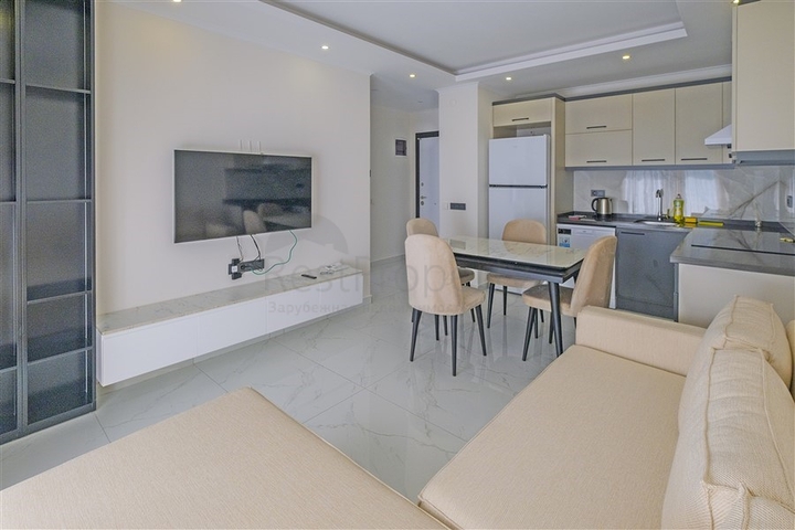 Furnished 1+1 Apartment in Avsallar, Alanya | Pool & Spa