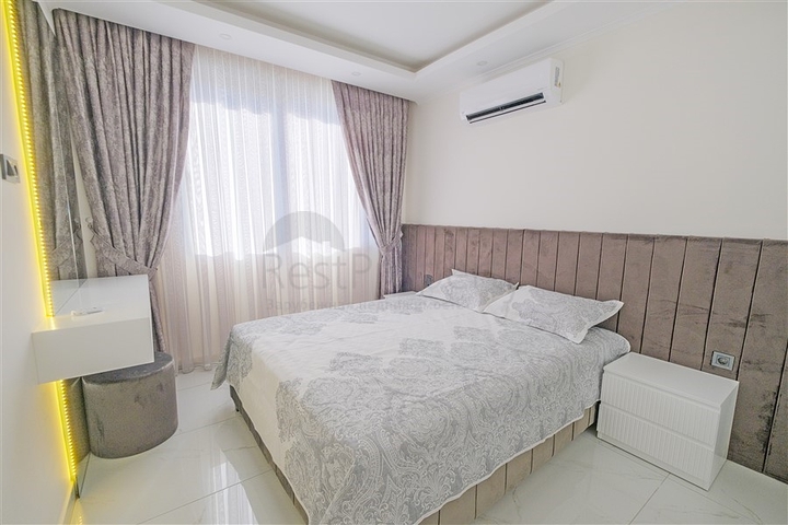 Furnished 1+1 Apartment in Avsallar, Alanya | Pool & Spa