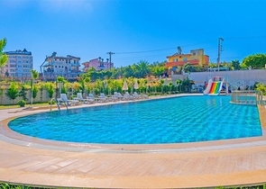 Furnished 1+1 Apartment in Avsallar, Alanya | Pool & Spa
