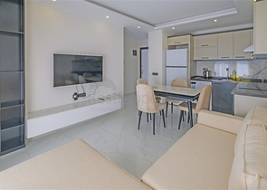 Furnished 1+1 Apartment in Avsallar, Alanya | Pool & Spa