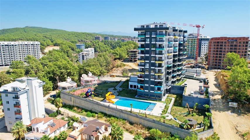 Furnished 1+1 Apartment in Avsallar, Alanya | Resort Complex