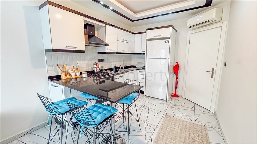 Furnished 1+1 Apartment in Alanya Center