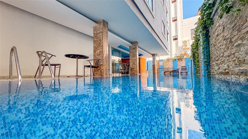 Furnished 1+1 Apartment in Alanya Center