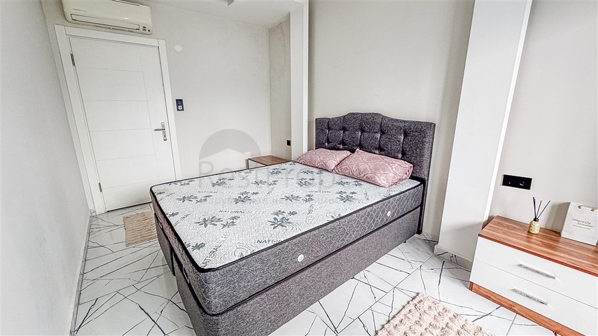 Furnished 1+1 Apartment in Alanya Center